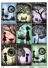 Reispapier A4 Strohseide