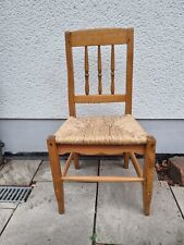 Worpsweder Biedermeier  Kinderstuhl  Binsengeflecht Binsen Stuhl  Kinderzimmer