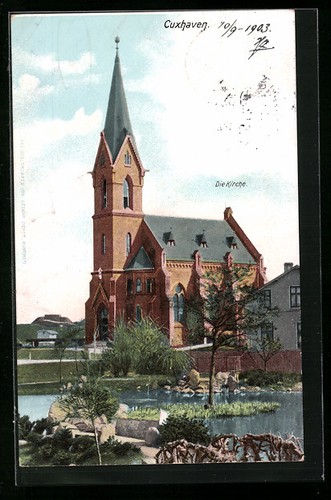 Cuxhaven die kirche - cuxhaven,,