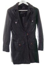 MAZE Ledermantel Damen Mantel Gr. DE 36 schwarz Matt-Optik