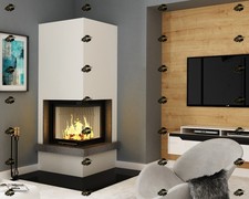 Kaminbausatz 🟡 VHB Ofen Kamin Holzofen IMPERIAL br Smart 2PTh-S 7,5KW Hajduk