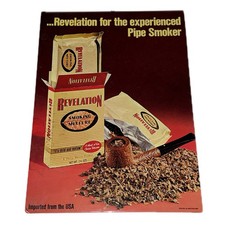 Revelation Smoking Mixture Tabak Reklame Papp Aufsteller Plakat Philip Morris