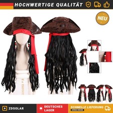 Piratenhut braun mit - piratenhut,