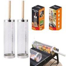 2er Set Grillkorb Edelstahl