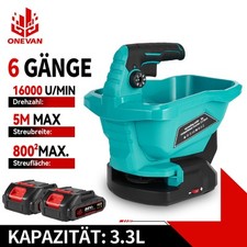 Akku Streuwagen Saatgutstreuer