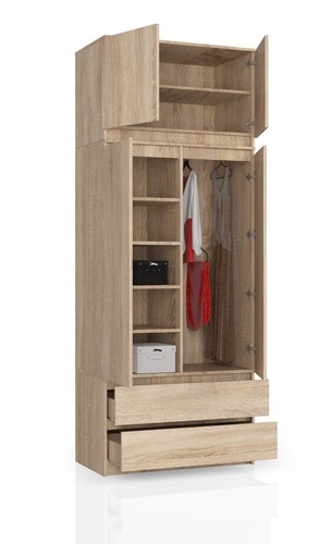 Kleiderschrank türiger - kleiderschrank,, 4-türiger