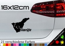 I Love Teneriffa Aufkleber