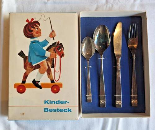 Altes kinderbesteck oka 4 - altes, kinderbesteck,