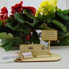 Camper Moderner Wohnwagen Holz