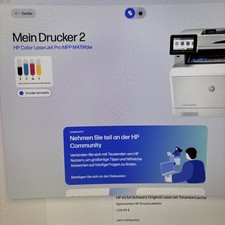 HP Color LaserJet Pro MFP M479fdw WLAN Farblaser-Multifunktionsdrucker