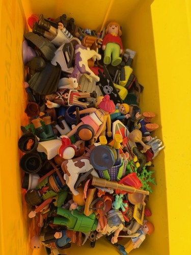 Bunte playmobil kiste voll - kiste,