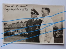 Oberst Ernst Udet u. Flugkapitän Willi Stör - Jagdflieger, Foto-Ak um 1940*