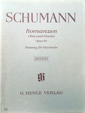 R. Schumann-3 Romanzen f. Oboe u. Klavier-Op.94-Fassung f. Klarinette - Nr. 8281