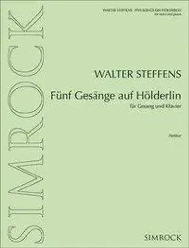 Funf gesange auf holderlin - auf, op