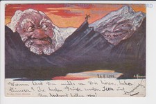 KÜNSTLERKARTE BERGGESICHTER 