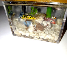 Miniatur Deko AQUARIUM  mit Beleuchtung
