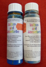 Haga 2 x 0,25 Liter Haga 504 Voll- und Abtönfarbe Blau  504