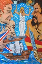 Geschichten zum Meer erzählen Original Ölgemälde