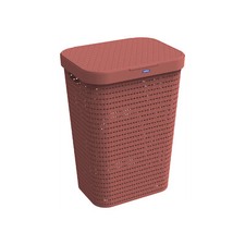 ROTHO Wäschesammler 55 L Country Wäschekorb Wäschebox Wäschetruhe Wäschetonne