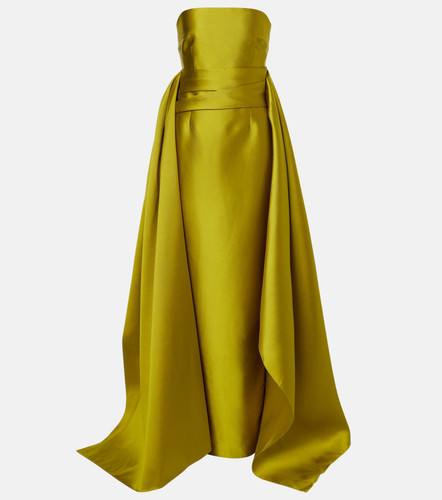 Solace london satin abendkleid - solace, satin-abendkleid