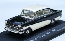Opel Rekord P1 Limousine Bj. 1957-1960, schwarz/weiß, Minichamps im M. 1:43, OVP
