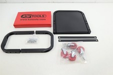 KS-Tools Werkstatt Hocker robuster und fahrbarer Hocker mit Ablage 500.8020