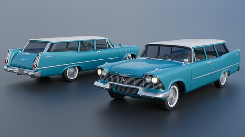 Plymouth suburban 2door 1958 - 2door,