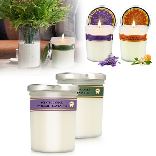 Duftkerzen 2er set - duftkerzen,