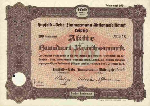 Hupfeld gebr zimmermann 1935 - hupfeld, gebr.