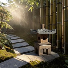 Asiatische Steinlaterne