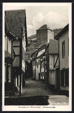 Ansichtskarte Münstereifel, Johannisstrasse mit Möbelgeschäft 