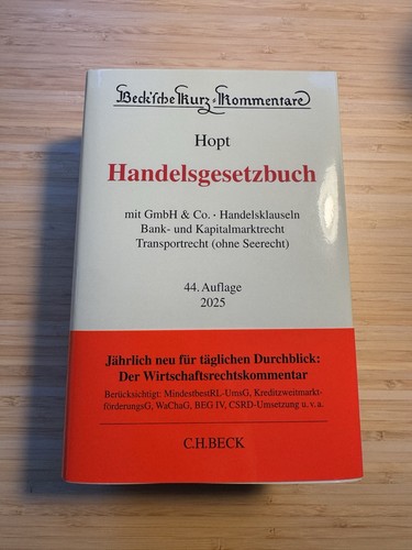 Hopt handelsgesetzbuch hgb - handelsgesetzbuch,