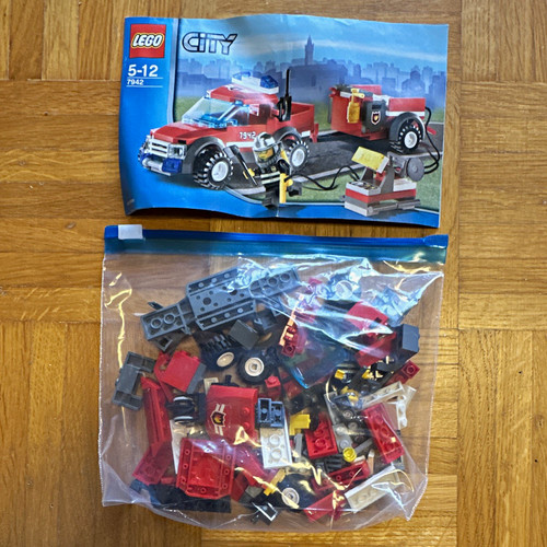 Lego city 7942 - lego, feuerwehrtruck