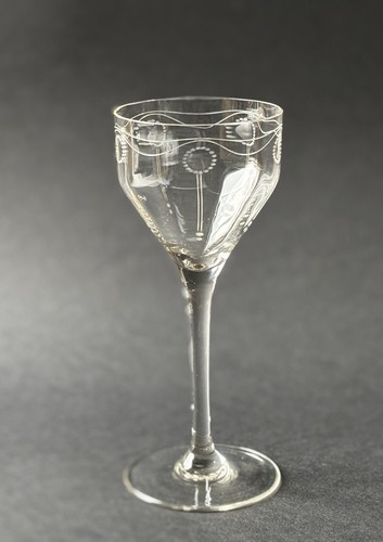 Jugendstil weinglas kristall - jugendstil,
