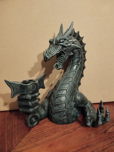 Drache kerzenhalter deko - drache,