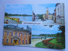 Schneeberg erzgebirge markt - ak,
