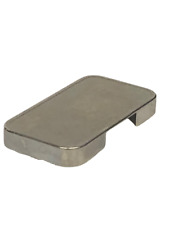 (3,99€/Stück) 2x Häfele Frontplatte vernickelt für Glastürscharnier  Glastüre