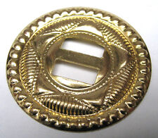 Western - Schmuck   Countryschmuck  Concho gold mit Ornamente 36mm Concha Hut