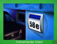 LED Solar Hausnummer