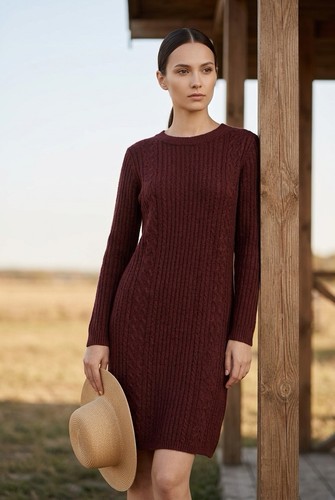 Anna field damen strickkleid - field,