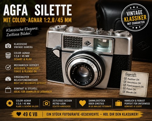 Agfa silette sensor mit - agfa,