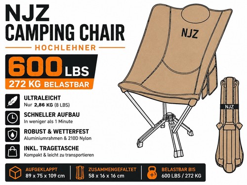Njz campingstuhl hochlehner - njz,