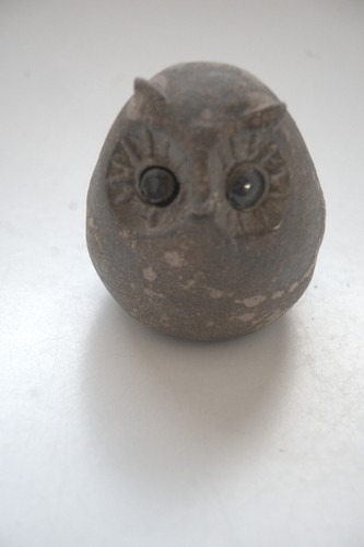 Kleine stein eule figur - eule,