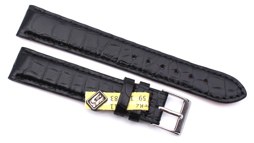 Uhrenarmband 18mm echt kroko - 18mm,