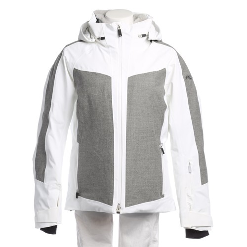 Winterjacke kjus grau weiß - weiß, 42
