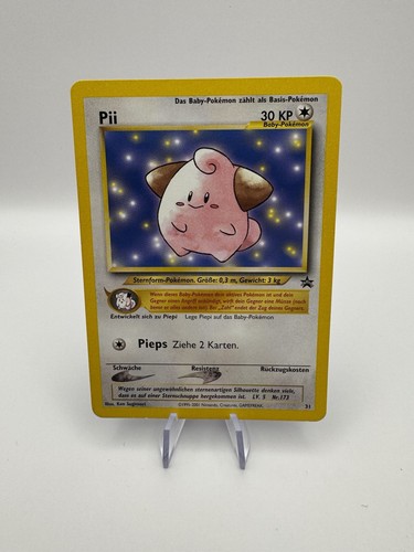 Pii pokémon karte - black, star