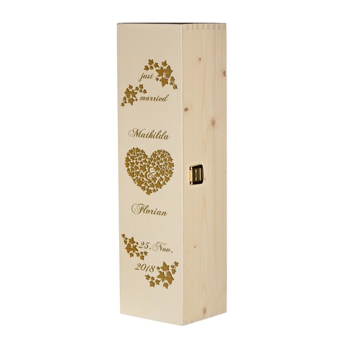 Weinkiste holzbox inkl - inkl., gravur