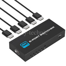4 or 5 Port 8K HDMI 2.1 Switch