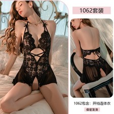 Sexy Spitzen-Bodysuit Babydoll