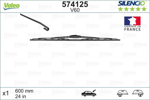 Valeo 574125 wischblatt für - 574125,